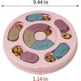 thumbnail image 4 of Interactive Dog Treat Puzzle Toys for IQ Training & Mental Stimulating Enrichment Toys,Fun Slow Feeder Toys for Large Medium Small Dogs and Cats,Ideal Gift for Animal Lover(Pink), 4 of 9