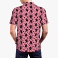 thumbnail image 2 of Polo Shirts for Men, halloween pink bat Cuteness Casual Mens Polo Shirts Short Sleeve Button Down Classic Mens Golf Polo Shirts, 2 of 7