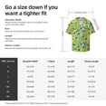 thumbnail image 3 of Picia Lemon1 Men's Linen Shirts Short Sleeve Cuban Beach Shirts Casual Shirts Button Down Shirt for Men Beach Summer Wedding Shirt-Large, 3 of 7
