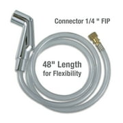 Mainstays Kitchen Sink Spray 48 inch Hose and Head in Chrome, 0.51 lbs Weight (88814)