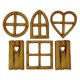 thumbnail image 1 of Kit De Puerta Artesanal. Puerta De Madera De Tres Hojas. Montaje De Puerta. Decoración Y Colgantes., 1 of 8