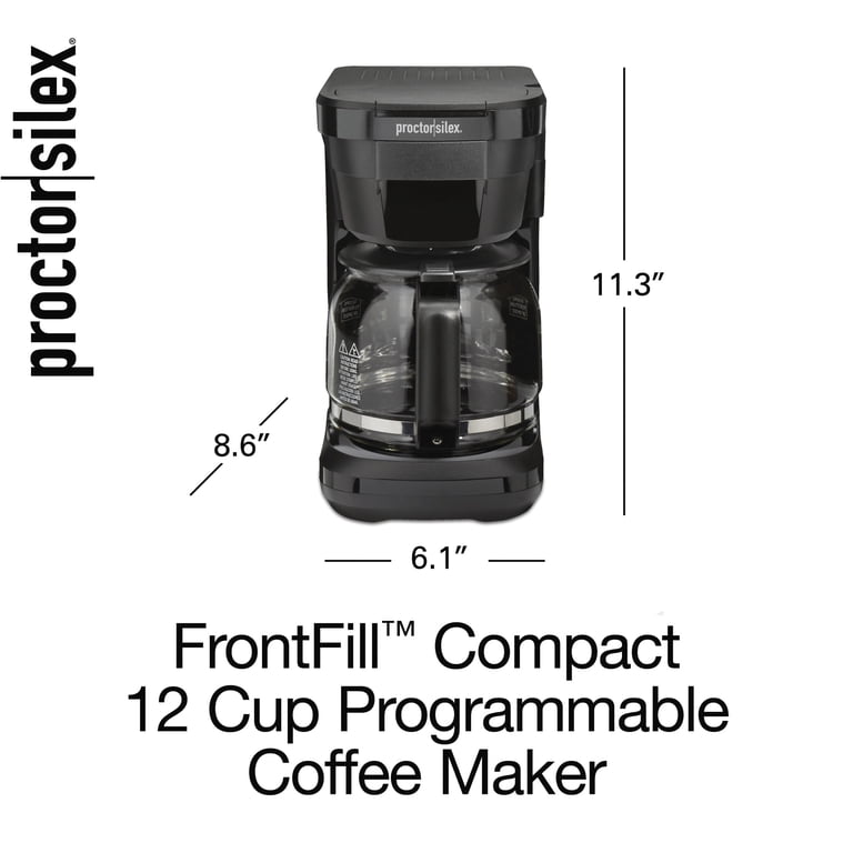 Proctor Silex Front Fill 12-Cup Programmable Coffee Maker photo 8