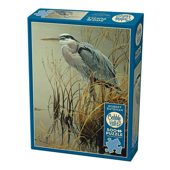 Cobble Hill - Great Blue Heron (500-Piece Puzzle)