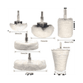 thumbnail image 4 of Buffing Wheel for Drill Pad Polishing Kits Shaped Tool Metal Aluminum Stainless Etc, 4 of 5