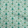 thumbnail image 1 of oneOone Georgette Viscose Green Fabric Florals Fabric For Sewing Printed Craft Fabric By The Yard 42 Inch Wide, 1 of 4