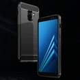 thumbnail image 3 of PANDACO Black Brushed Metal Case for Samsung Galaxy A8, 3 of 3