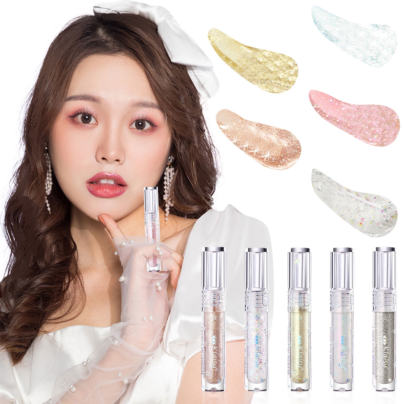 (Buy 2 Get 1 Free)Mermaid Liquid Eyeshadow, Liquid Highlighter Liquid Eyeshadow, Waterproof