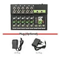 thumbnail image 3 of 10-Channel Mixing Console Digital Audio Mixer Stereo Mic/Line Mixer with Reverb & 48V Phantom Power for Recording DJ Network Live Broadcast Karaoke, 3 of 5