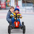 thumbnail image 4 of Costway SPEED Kids Pedal Powered Ride on Racer Car 4 Wheel Red, 4 of 10