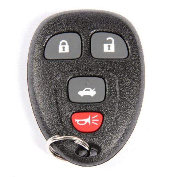 KarParts360 For Chevy Impala 2006-2013 Keyless Entry Transmitter | Black | 4 Button | Replacement For 22952177