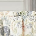thumbnail image 3 of Chezmoi Collection 4-Piece Floral Medallion Garden Window Curtain Set with Sheer Backing, Multicolor Blue Green Red Yellow White Printed Microfiber, 120 inch x 84 inch, 3 of 9