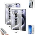 thumbnail image 1 of 2pcs Mbffshop Silk Screen Dust-Free Room Tempered Film, Livingneed Dust-Free Room, Privacy HD Artifact Invisible Protector, Mbffshop Screen Protector for iPhone 16 Promax (HD+Privacy,For13Pro), 1 of 8