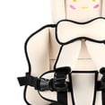 thumbnail image 3 of Silla para asiento de bebé, cojín de seguridad portátil para coche, colchón transpirable para niños menores de 12 años, Color Beige, conejo, 3 of 5
