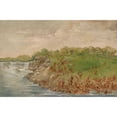thumbnail image 2 of George Catlin 18x13 Gold Ornate Wood Frame and Double Matted Museum Art Print Titled - Ojibwa Portaging Around the Falls of St. Anthony (1835-1836), 2 of 4