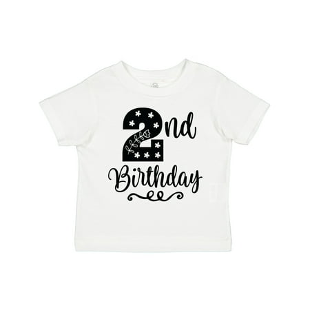 

Inktastic 2nd Birthday Cute Scandinavian Gift Toddler Toddler Girl T-Shirt