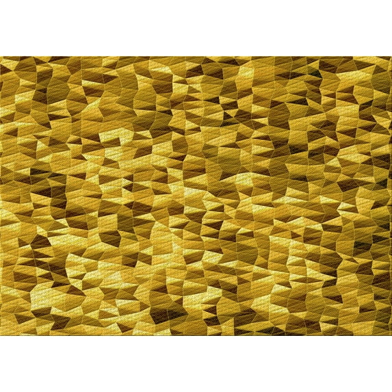 Ahgly Company Machine Washable Indoor Rectangle Transitional Mahogany Brown Area Rugs, 2' x 3'