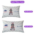thumbnail image 5 of Happy 4th of July Patriotic Portuguese Water Dog Marching Band Uniform Balloons Fireworks Quilt Pillowcase PWD Portie Fishing Dog Lover Throw Pillow Cover Bed Home Decor - 13009, 5 of 5