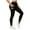 Black, variant on Ruimatai Womens High Waisted Leggings No See Through Tummy Control Yoga Pants Solid Side Double Pockets Cycling Workout Pants