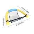 thumbnail image 4 of Sentmoon Floating Water Hammock Recliner Pool Lounger Swimming Stick Float Aid Inflatable Raft for Adults Relaxation Lake Beach Summer Water Recreation Portable Support Device, 4 of 7