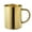 Golden, variant on Stainless Steel Double Walled Mugs - Metal Coffee & Tea Cup Mug - Insulated Cups with Handles Keep Drinks Hot or Cold Longer - Durable for Camping