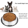 thumbnail image 2 of Stainless Steel Dog Cat Bowls - 4 Pack - Cat Food Bowls with Rubber Base for Small Dogs, Cat Dish Bowl Dog Food Bowls No Spill, 2 of 3