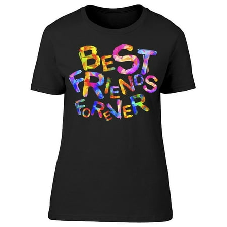 Best Friends Forever, Rainbow Tee Women's -Image by
