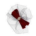 thumbnail image 3 of Décoration de Tête de Mariée Unique Nœud Papillon Chic, 3 of 9