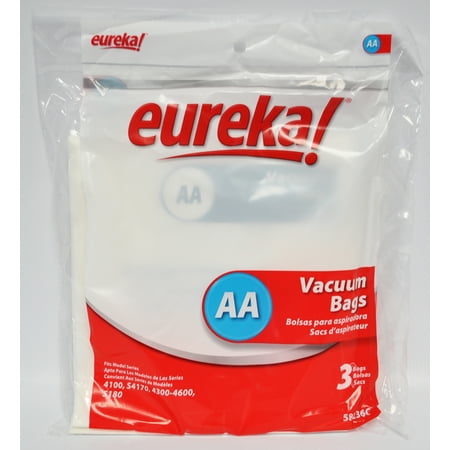 Eureka Aa Vacuum Bags 3 Pack 58236c