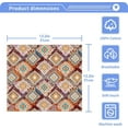 thumbnail image 4 of Dreamtimes 4 PCS Bohemian Abstract Ethnic Washcloths, 12 X 12 Inches Cotton Wash Cloths, Highly Absorbent and Soft Face Towels for Bathroom,Gym,Hotel and Spa, 4 of 7