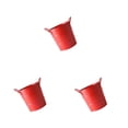 thumbnail image 1 of kurtrusly Food Bucket Festival Holiday Dining Hotel Cafe Reusable Washable Ice Cream French Fries Snack Storage Container Red 3Set, 1 of 6