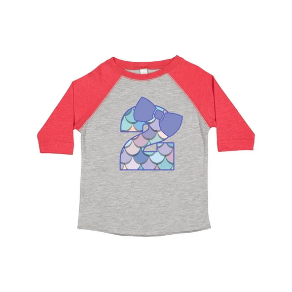 Inktastic 2nd Birthday Mermaid 2 Year Old Girl Girls Toddler T-Shirt