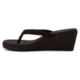 thumbnail image 2 of Flojos Tongs Olivia pour Femmes, Noir, 5, 2 of 4