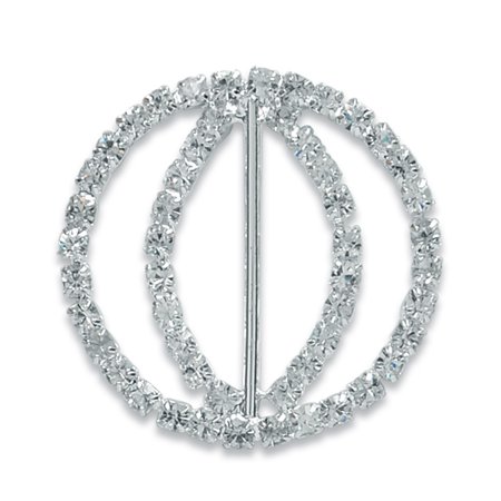 UPC 730484515423 product image for Expo Int l Round Double Ring Rhinestone Buckle | upcitemdb.com