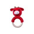 thumbnail image 2 of Agiferg Cartoon Knitting Handmade Crochet Knitting Rattle Ring Suzuki Ring, 2 of 3