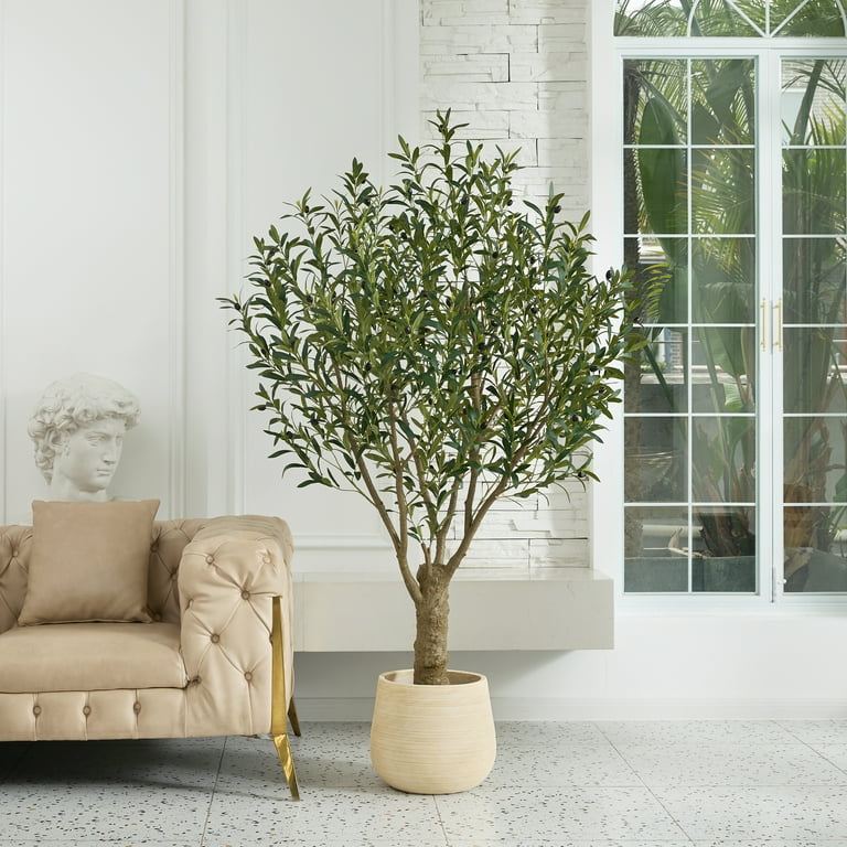DR.Planzen 6ft Giant Artificial Olive Tree, UV Resistant photo 5