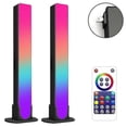 thumbnail image 2 of Smart Led Light Bars, Rgb Light Bars With Scene Modes And Music Sync Modes, Led Lights For Tv Ambient Lighting, Gaming, Party, Pc, Room Decor, 2 of 5