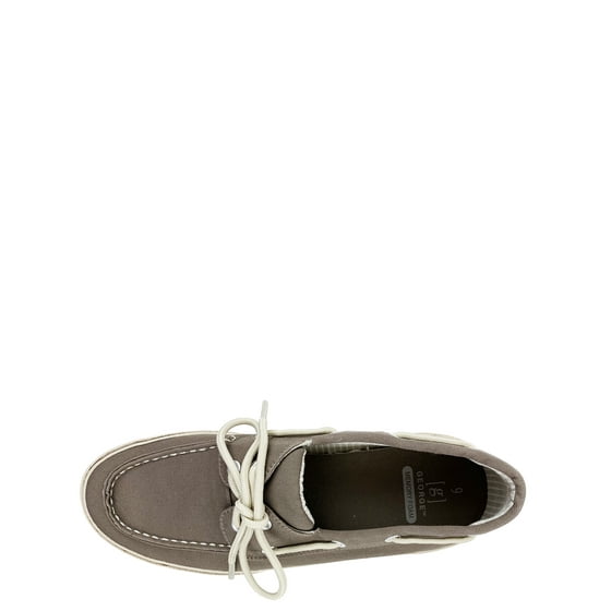 Men's Classic Canvas Boat Shoe with Memory Foam