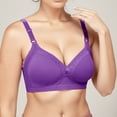 thumbnail image 2 of Afdoent Bras for Women Comfortable Large Sized No Underwire Gathering Large Cup Thin Bra Breathable, 2 of 4