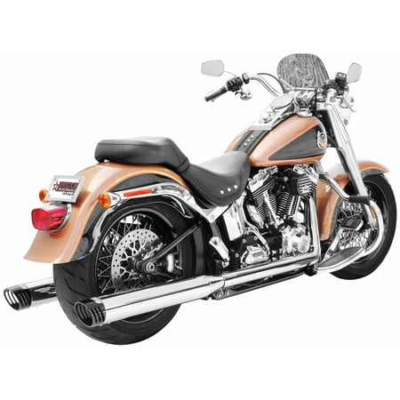 3.25 RACING SLIP-ON EXHAUST (CHROME W/BLACK TIP) XL883N Iron 883 (Best Exhaust For Iron 883)