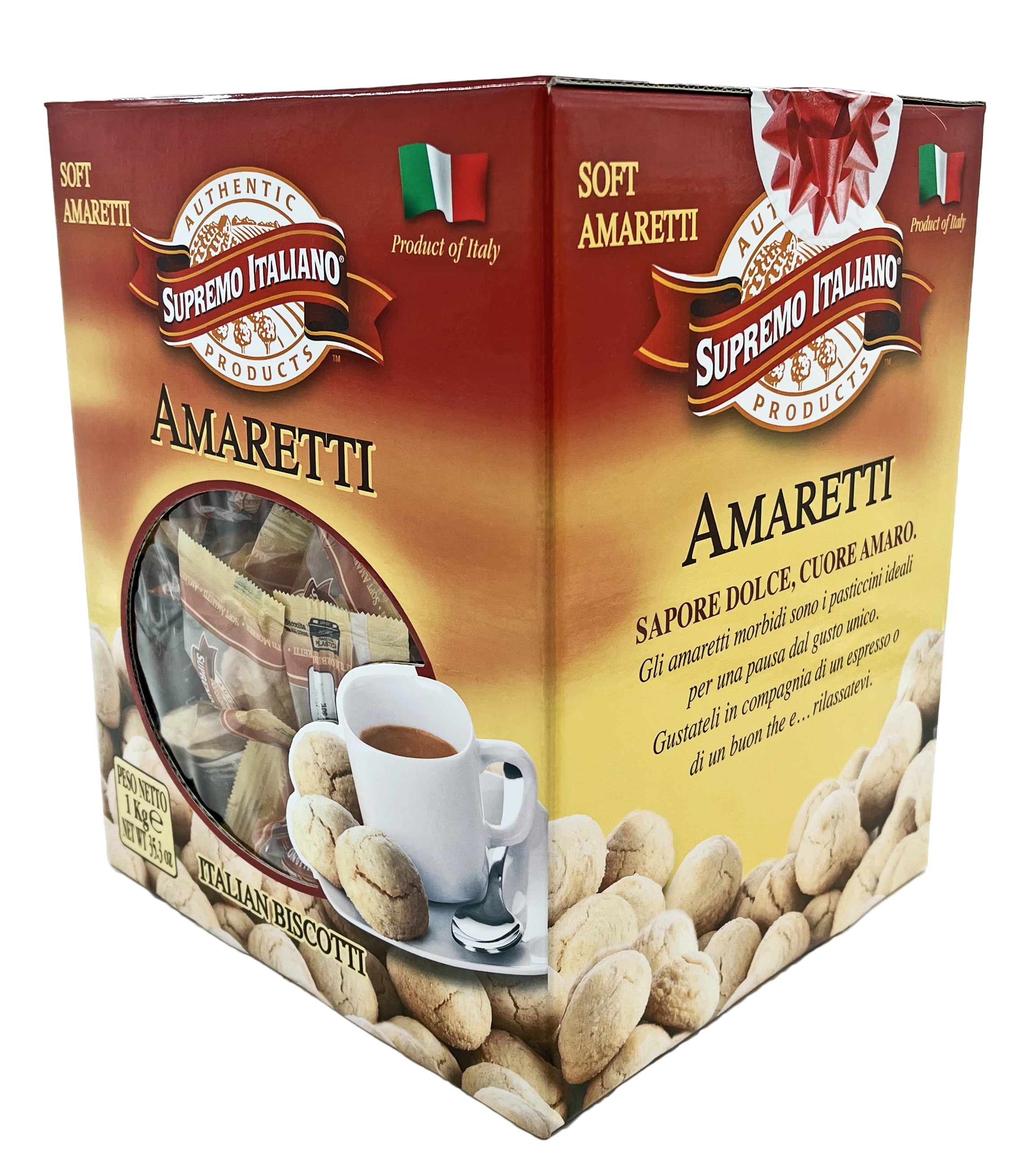 Supremo Italiano Amaretti Italian Biscotti |  Soft Cookie | 35.3 oz.