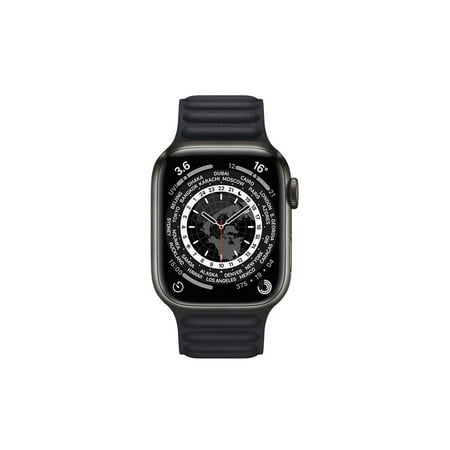 Restored Apple Watch Edition Series 7 (GPS + Cellular) 45MM Titanium Space Black