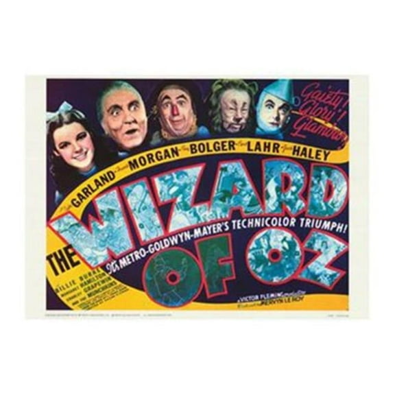 Pop Culture Graphics  The Wizard of Oz Movie Poster - 17 x 11
