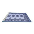 thumbnail image 2 of Ahgly Company Machine Washable Indoor Round Persian Blue Traditional Area Rugs, 8' Round, 2 of 4