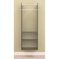 thumbnail image 4 of Easy Track Rv1472-Cg 25.125" x 14" x 72" Weathered Grey Hanging tower Closet Kit, 4 of 4