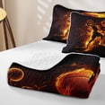 thumbnail image 4 of Feelyou Basketball Sport Twin Quilt Set for Boys, Modern Ball Player Twin Coverlet Set, 2pcs, 4 of 7