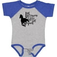 thumbnail image 3 of Inktastic Live Like Someone Left the Gate Open Horse Silhouette Boys or Girls Baby Bodysuit, 3 of 5