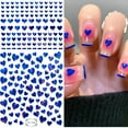 thumbnail image 3 of Dengjunhu 4PCS Valentine's Day Nail Art Stickers Red&Blue Love Heart Nail Supplies Self-Adhesive Nail Foil Decals Heart Romantic Designs Beauty DIY Nail Decorations for Woman Girls, 3 of 7
