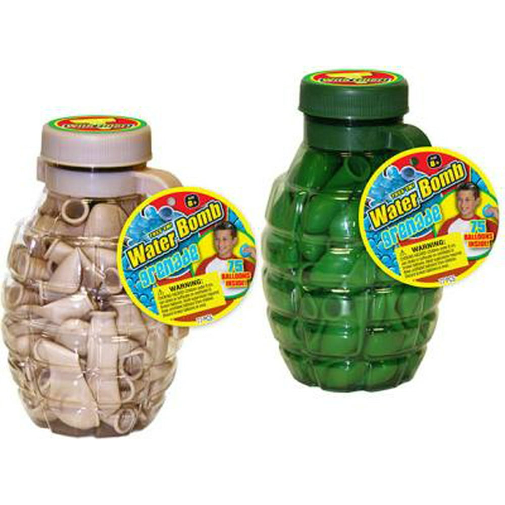 Waterbomb Balloon Grenade Pdq, PartNo 182, by JaRu Inc., Spring