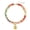 Color 04, variant on Layered Necklaces for Women, 14K Gold Plated Heart Pendant & Colorful Acrylic Beaded Choker, Cute Trendy Jewelry, Anti-Tangle Single Clasp Design, Summer Beach Boho Necklace for Women