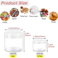 thumbnail image 2 of 4OZ Slime Containers with Lids + 20 Gram Round Samples Jars (Set of 24)- Empty Small Plastic Containers with Lids for Slime, Lip Scrub, Lotions, Body Butters and Craft Storage Bonus Labels + Spatulas, 2 of 7